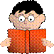 Man Reading With Glasses Clipart