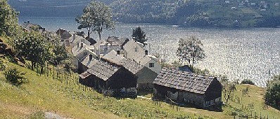 The buildings at Havra farm in Hordaland