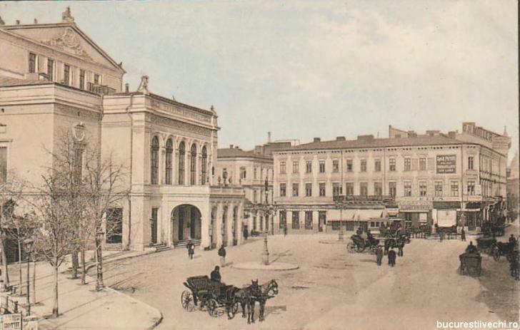 5.Teatrul National & Piata Teatrului ~1900