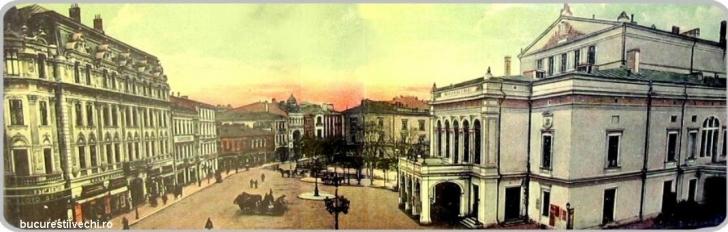 6.Teatrul National & Piata Teatrului 1911