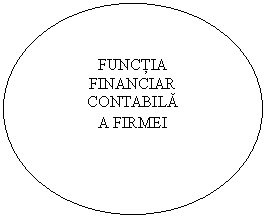 Oval: FUNCTIA
FINANCIAR
CONTABILA
A FIRMEI
