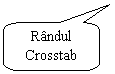 Rounded Rectangular Callout: Randul Crosstab