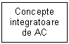 Text Box: Concepte integratoare de AC control