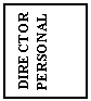 Text Box: DIRECTOR PERSONAL