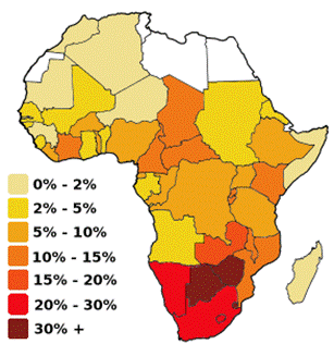 Raspandirea HIV in Africa